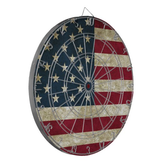  Amerikaanse vlag Dartbord (Voorkant Links)