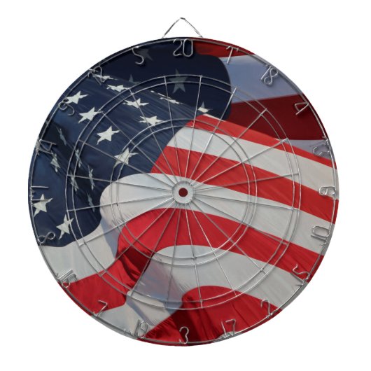 Amerikaanse Vlag Dartbord (Voorkant)