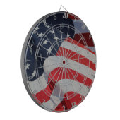 Amerikaanse Vlag Dartbord (Voorkant Links)