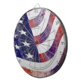 Amerikaanse vlag dartbord (Voorkant Rechts)