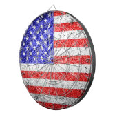Amerikaanse vlag dartbord (Voorkant Rechts)