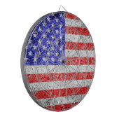 Amerikaanse vlag dartbord (Voorkant Links)