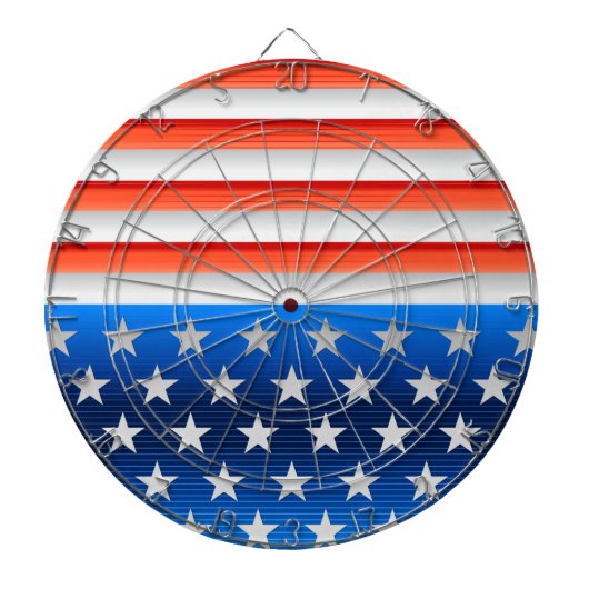 Amerikaanse vlag dartbord (Voorkant)