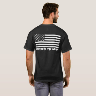 Amerikaanse vlag - de moeite waard om te worden Dr T-shirt