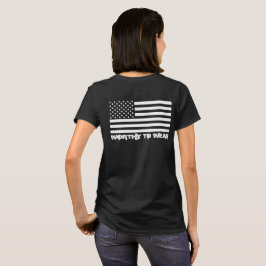 Amerikaanse vlag - de moeite waard om te worden Dr T-shirt
