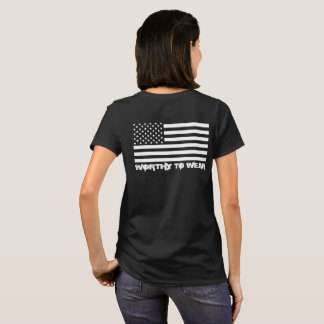 Amerikaanse vlag - de moeite waard om te worden Dr T-shirt
