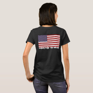 Amerikaanse vlag - de moeite waard om te worden Dr T-shirt