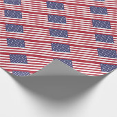 Amerikaanse Vlag - de Verenigde Staten van Amerika Cadeaupapier (Hoek)
