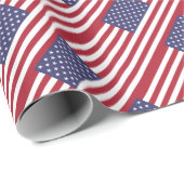 Amerikaanse Vlag - de Verenigde Staten van Amerika Cadeaupapier (Rol Hoek)
