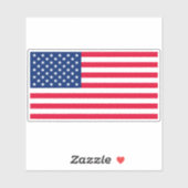 Amerikaanse vlag Decal Bumper Car Window Sticker (Vel)