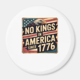 Amerikaanse Vlag Decoratie Geen Koningen In Amerik Magneet