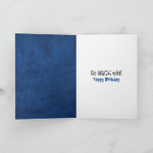 Amerikaanse vlag Deer Birthday Kaart (Binnen)