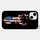 Amerikaanse vlag Deer Case-Mate iPhone Case (Achterkant (horizontaal))