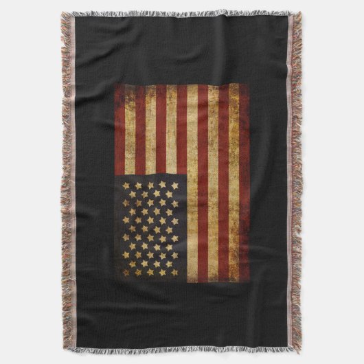  Amerikaanse vlag Deken (Voorkant Verticaal)