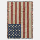  Amerikaanse vlag Deken (Voorkant Verticaal)