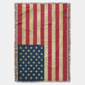  Amerikaanse vlag Deken (Voorkant Verticaal)