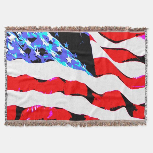Amerikaanse vlag deken (Voorkant)
