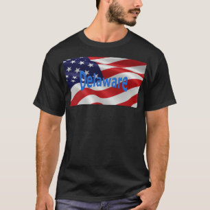 Amerikaanse vlag Delaware T-shirt