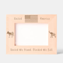 Amerikaanse vlag, Democratische ezel en Republikei