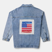 Amerikaanse vlag denim jacket (Achterkant)