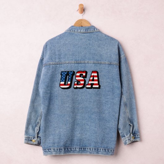 Amerikaanse vlag denim jacket (Hangar)
