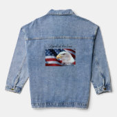 Amerikaanse vlag Denim Jacket (Achterkant)