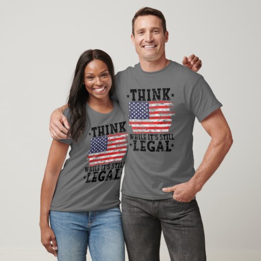 Amerikaanse vlag denkt dat het nog steeds legaal T-shirt (Unisex)