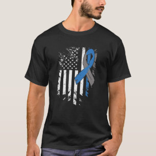 Amerikaanse vlag Diabetes Type 1 Awareness Family T-shirt