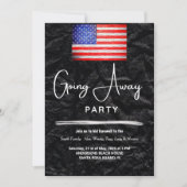 Amerikaanse vlag die weggaat | Militair Kaart (Voorkant)