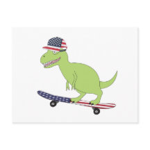 Amerikaanse Vlag Dinosaur Skateboarden