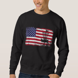 Amerikaanse vlag disc golf USA vlag disc golf Trui