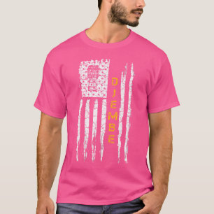 Amerikaanse vlag Djembe Musician Drum Sil T-shirt