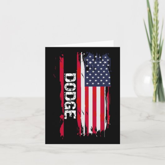 Amerikaanse vlag Dodge Kaart (Voorkant)