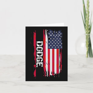 Amerikaanse vlag Dodge Kaart