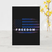 Amerikaanse Vlag Dom  Kaart (Gele Bloem)