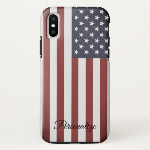  Amerikaanse vlag, douanenaam Case-Mate iPhone Case