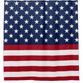 Amerikaanse vlag douchegordijn (Voorkant)