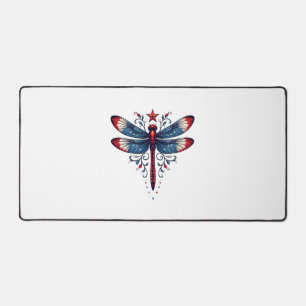 Amerikaanse Vlag Dragonfly Patriottische 4th of Ju Bureaumat