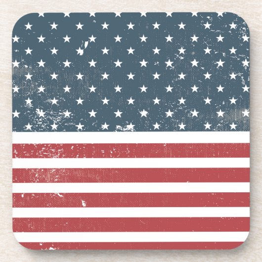 Amerikaanse vlag drankjes onderzetter (Voorkant)