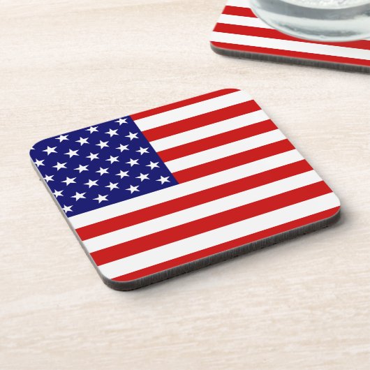 Amerikaanse vlag drankjes onderzetter (Linkerzijde)