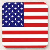 Amerikaanse vlag drankjes onderzetter (Voorkant)