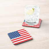 Amerikaanse vlag drankjes onderzetter (Rechterzijde)