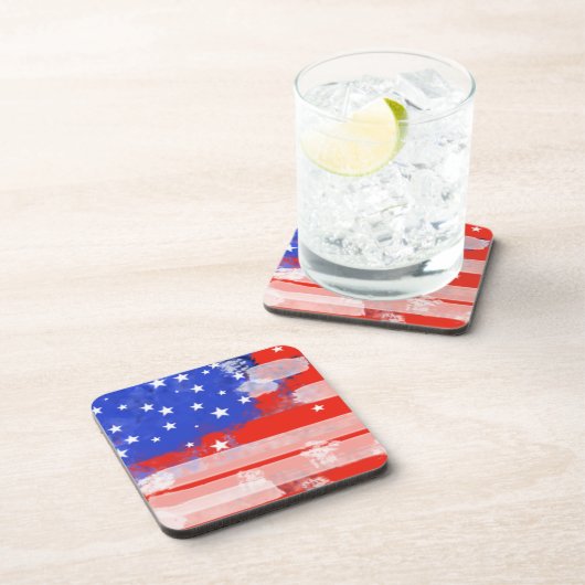 Amerikaanse vlag drankjes onderzetter (Rechterzijde)