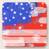 Amerikaanse vlag drankjes onderzetter (Voorkant)