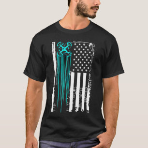 Amerikaanse vlag Drone T-shirt
