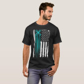 Amerikaanse vlag Drone T-shirt (Voorkant volledig)