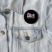 Amerikaanse Vlag Droom Team Grappig Patriottisch R Ronde Button 5,7 Cm (In situ)