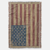  Amerikaanse vlag - Drow Blanket Deken (Voorkant Verticaal)