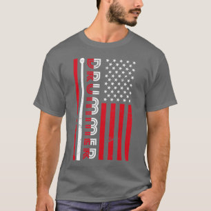 Amerikaanse vlag Drummer T-shirt