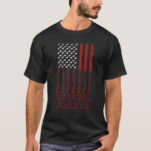 Amerikaanse vlag Duck Hunting Ducks Hunters T-shirt